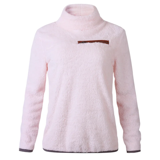 Noemi - Warme Fleece Trui met Vacht voor Dames