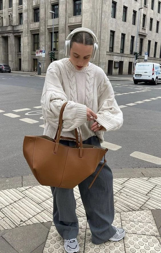 Celeste - Leren Shopper Tas voor Dames