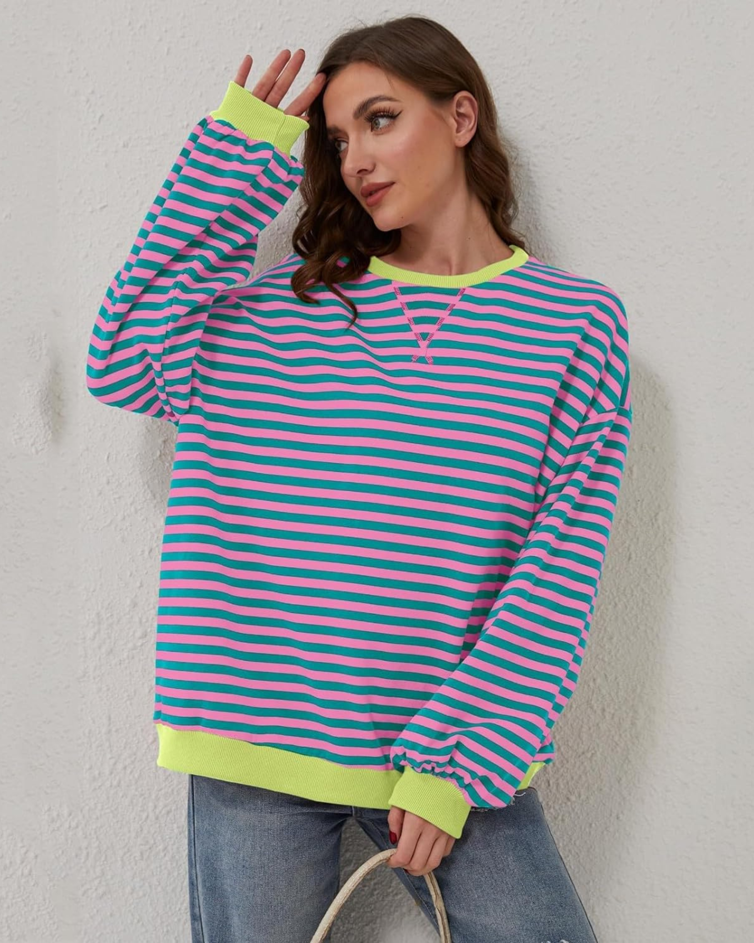 Rhiannon - Gestreepte Longsleeve voor Dames