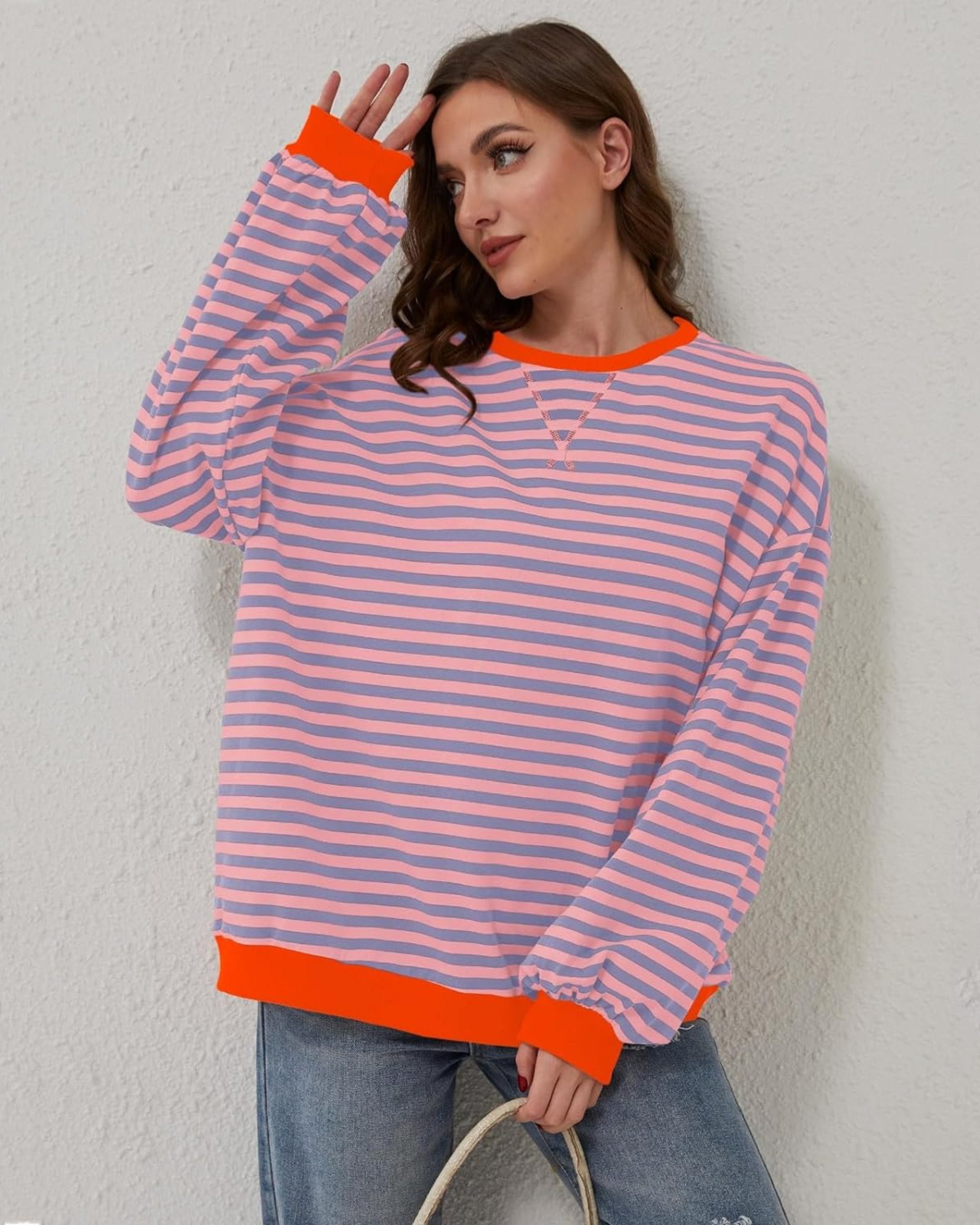 Rhiannon - Gestreepte Longsleeve voor Dames