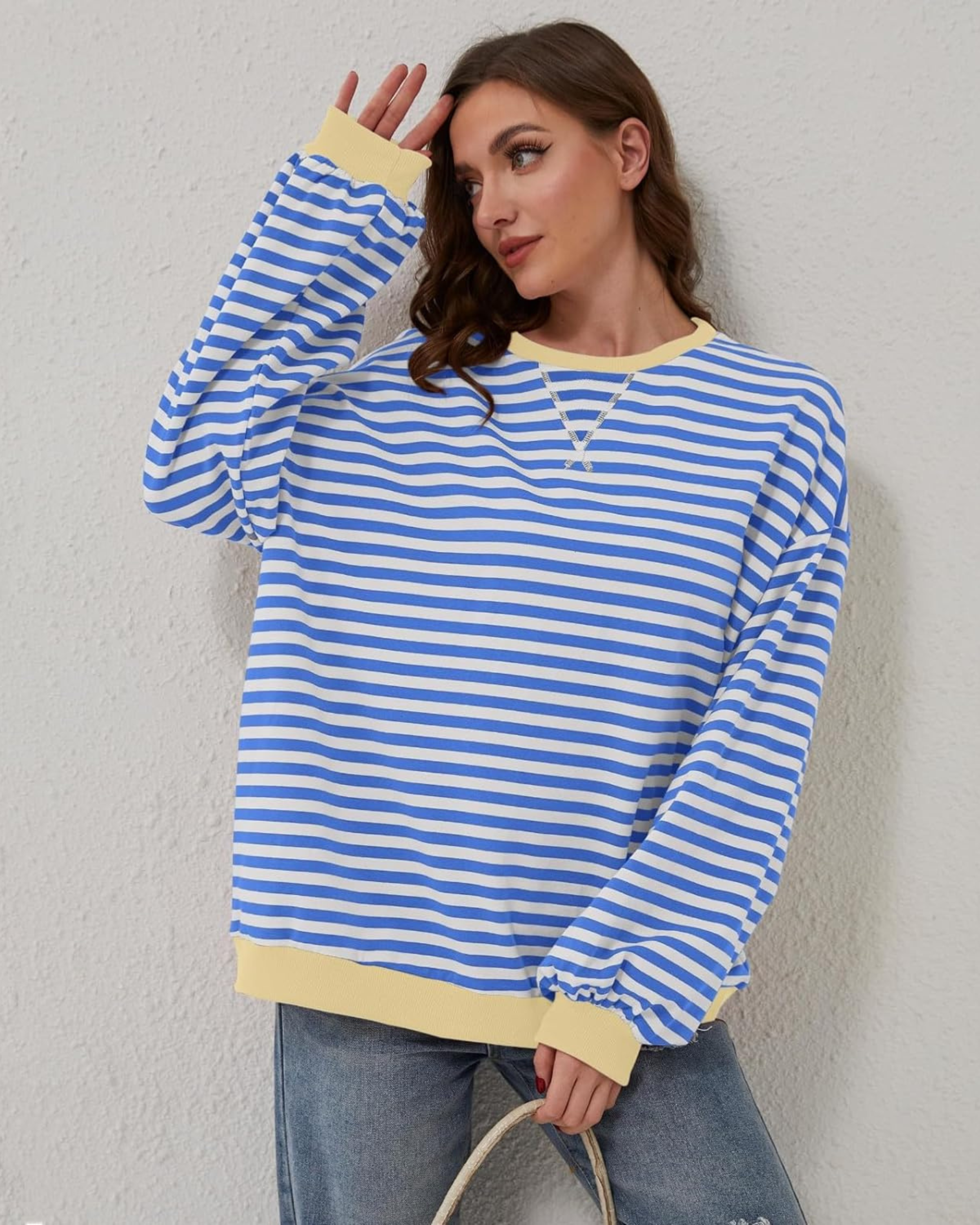 Rhiannon - Gestreepte Longsleeve voor Dames