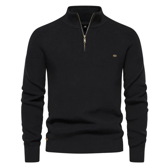 Colin - Gebreide Quarter-Zip Trui voor Heren