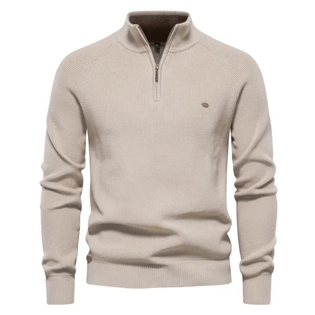 Colin - Gebreide Quarter-Zip Trui voor Heren