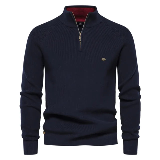 Colin - Gebreide Quarter-Zip Trui voor Heren