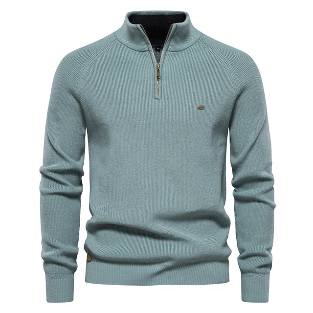 Colin - Gebreide Quarter-Zip Trui voor Heren