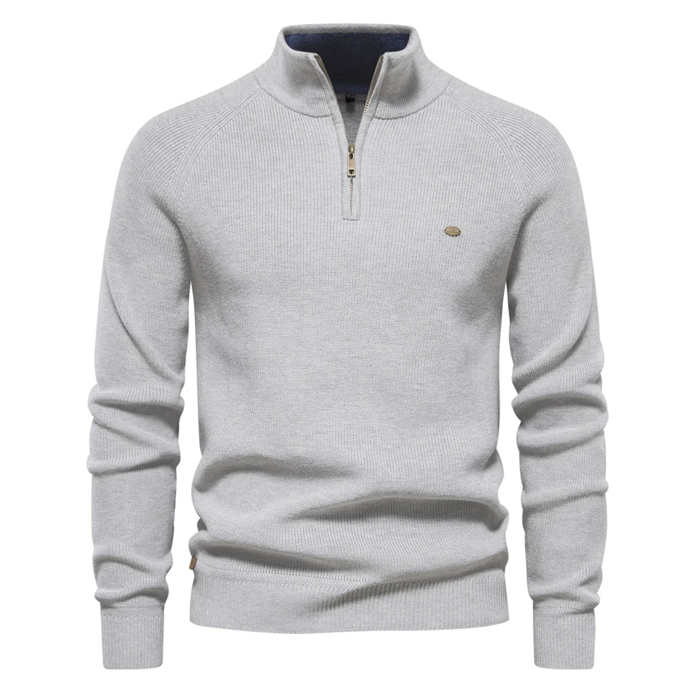 Colin - Gebreide Quarter-Zip Trui voor Heren