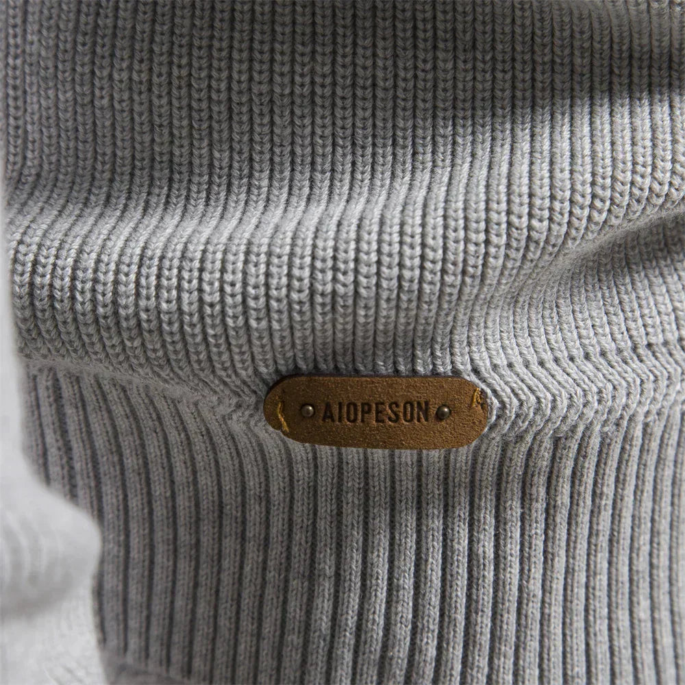 Colin - Gebreide Quarter-Zip Trui voor Heren