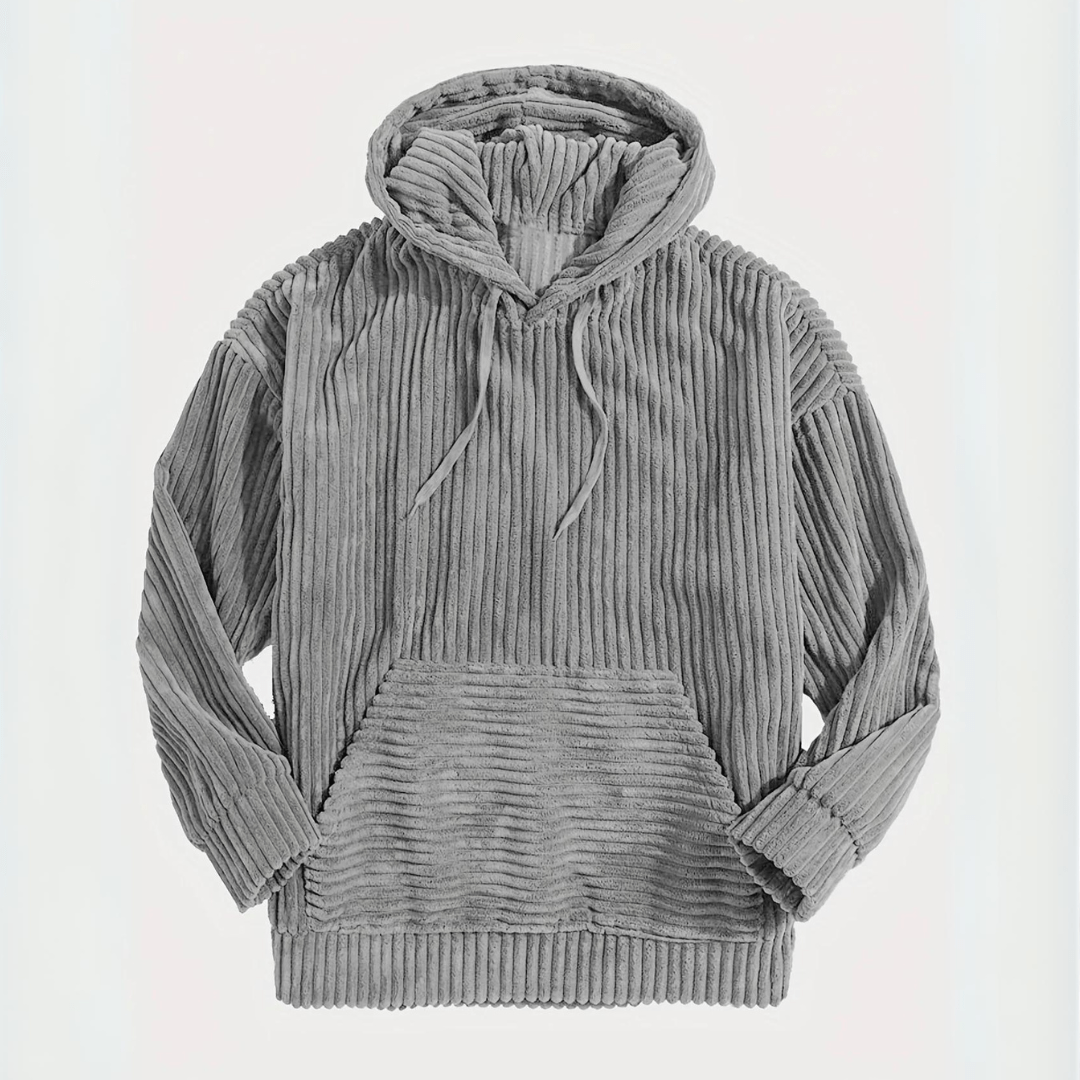 Menno - Comfortabele Corduroy Hoodie