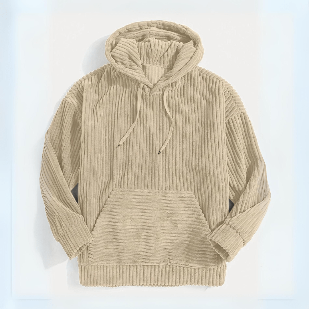 Menno - Comfortabele Corduroy Hoodie