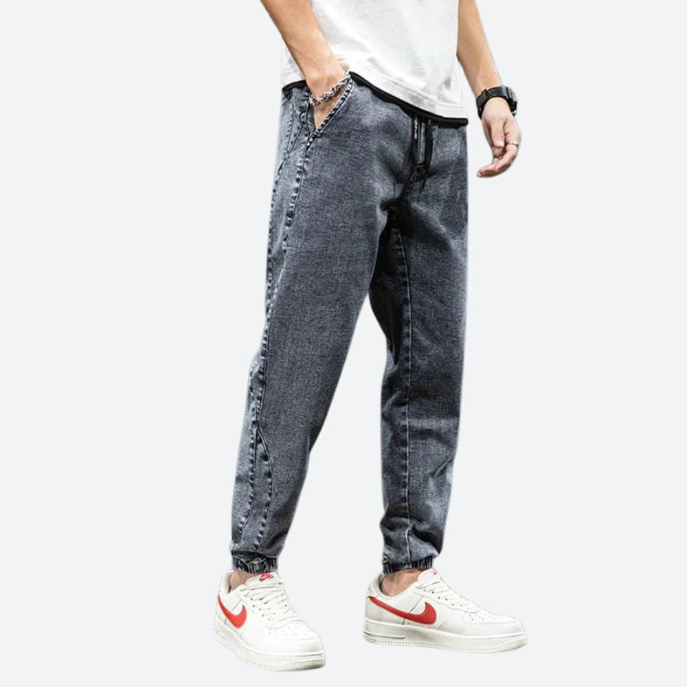 Osvaldo - Stijlvolle Joggingbroek met Denim voor Heren