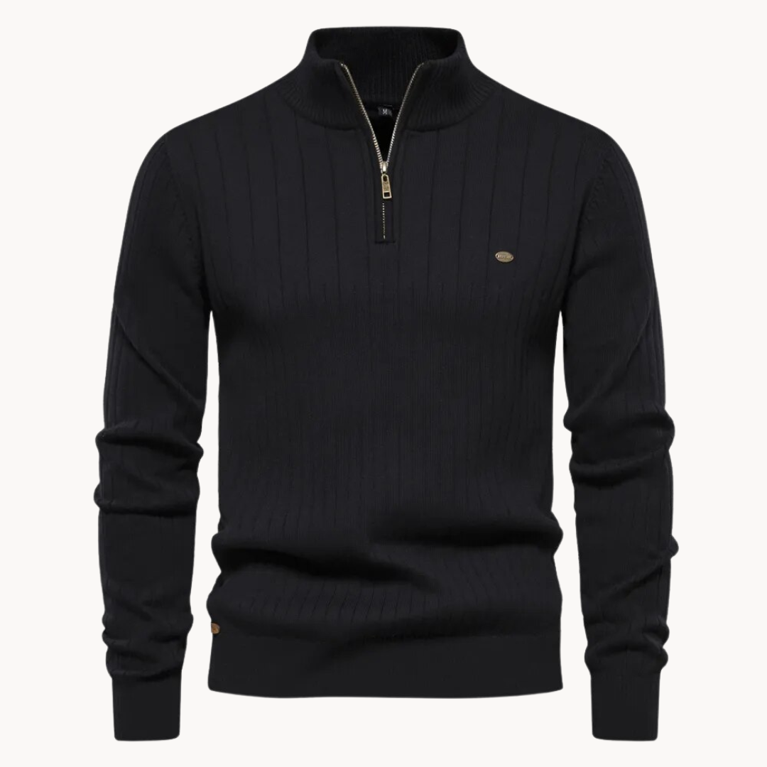 Ties - Quarter-Zip Trui voor Heren