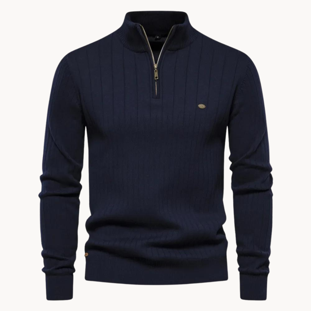 Ties - Quarter-Zip Trui voor Heren