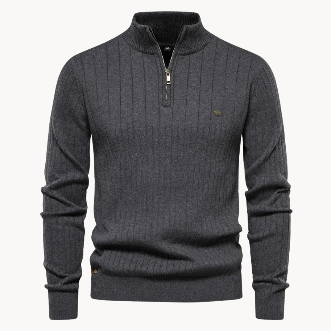 Ties - Quarter-Zip Trui voor Heren