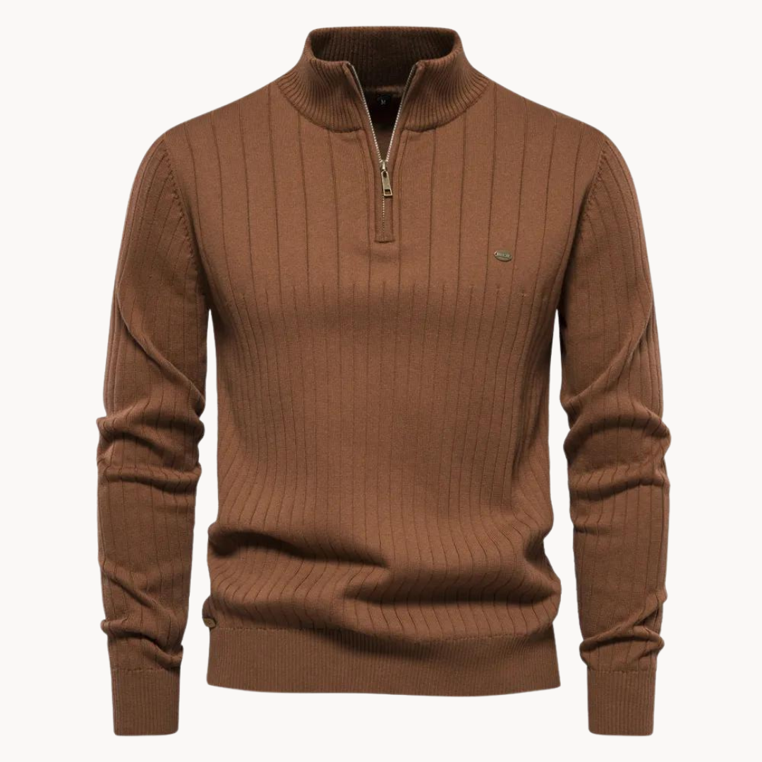 Ties - Quarter-Zip Trui voor Heren