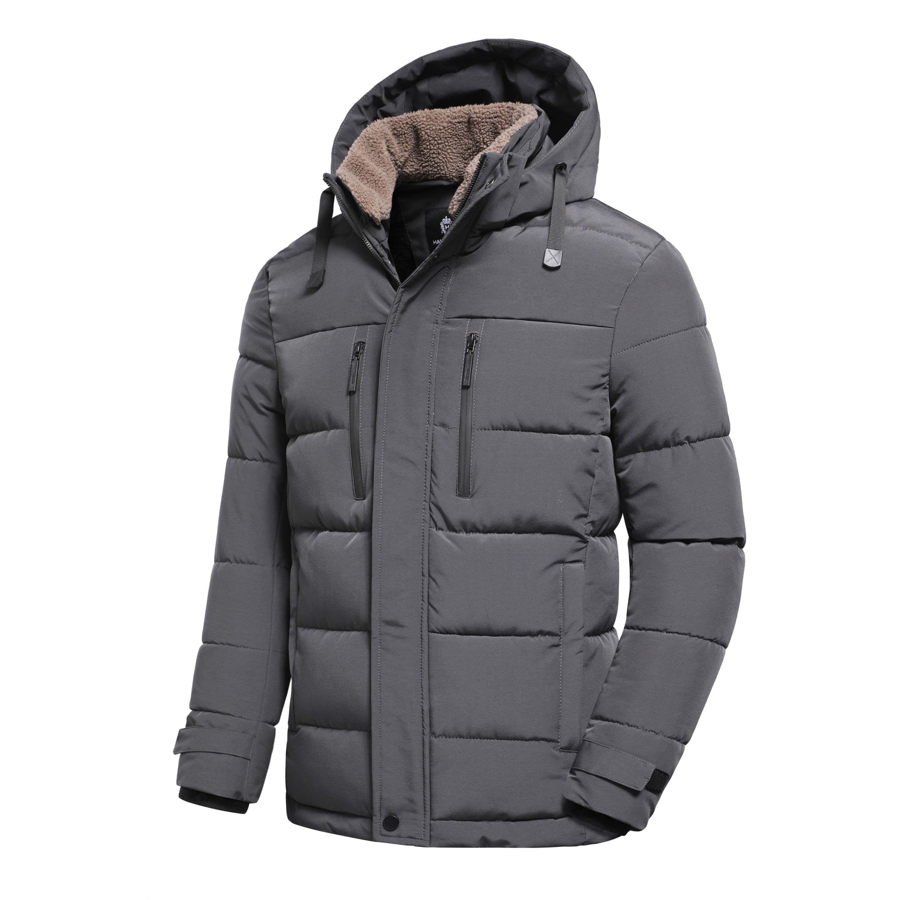 Elio - Gewatteerde Winterjas met Fleece voor Heren