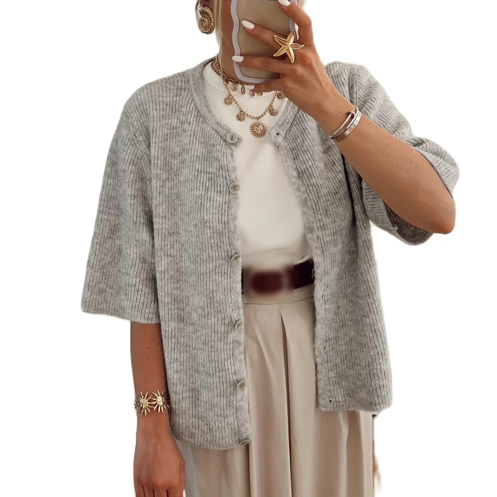 Natalia - Pastel Cardigan voor Dames