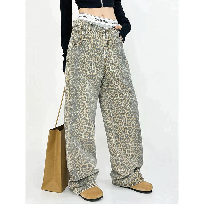 Iris - Trending Panterprint Broek voor Dames