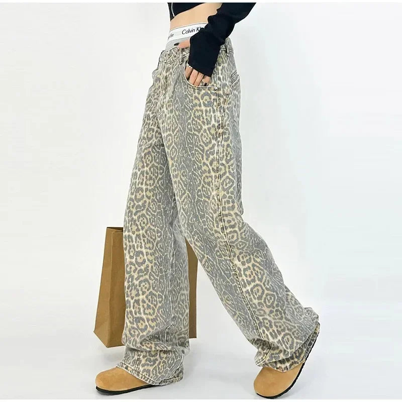 Iris - Trending Panterprint Broek voor Dames