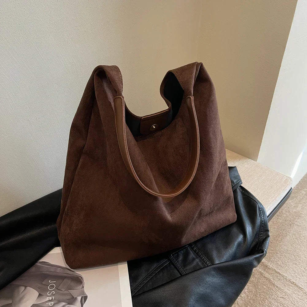 Althea - Suede Tote Bag voor Dames