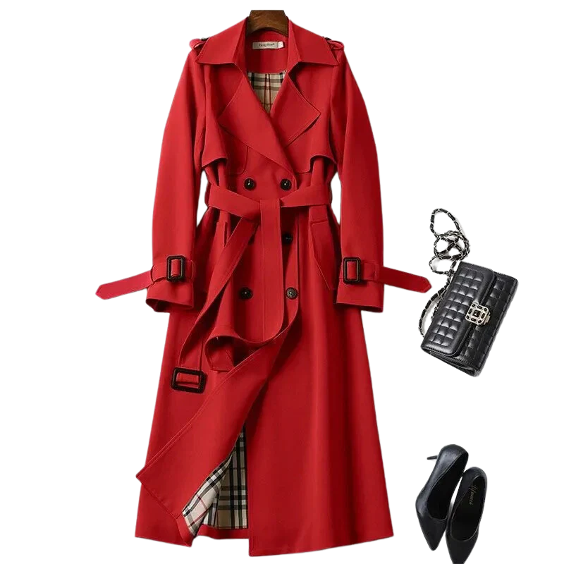 Isolde - Lange Trenchcoat voor Dames