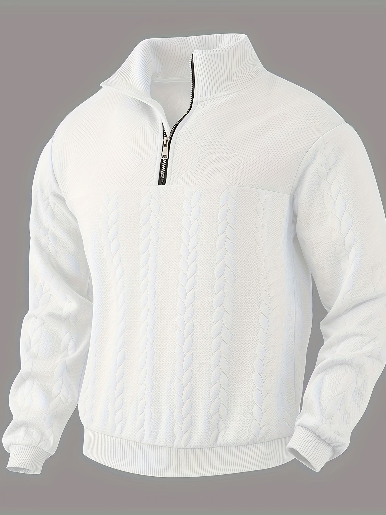 Sen - Warme Quarter-Zip Trui voor Heren