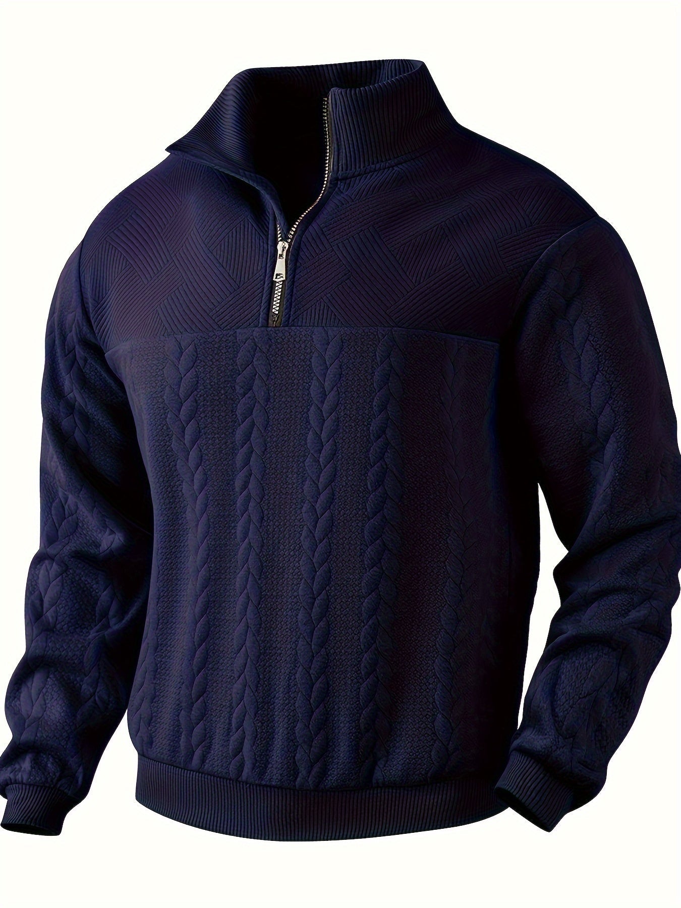 Sen - Warme Quarter-Zip Trui voor Heren