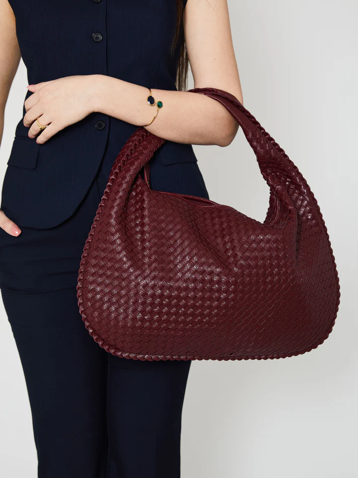 Talia - Luxe Gewoven Handtas