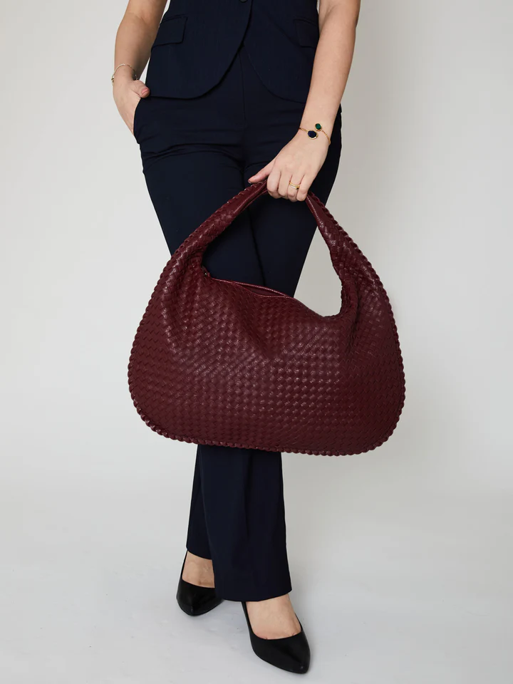 Talia - Luxe Gewoven Handtas